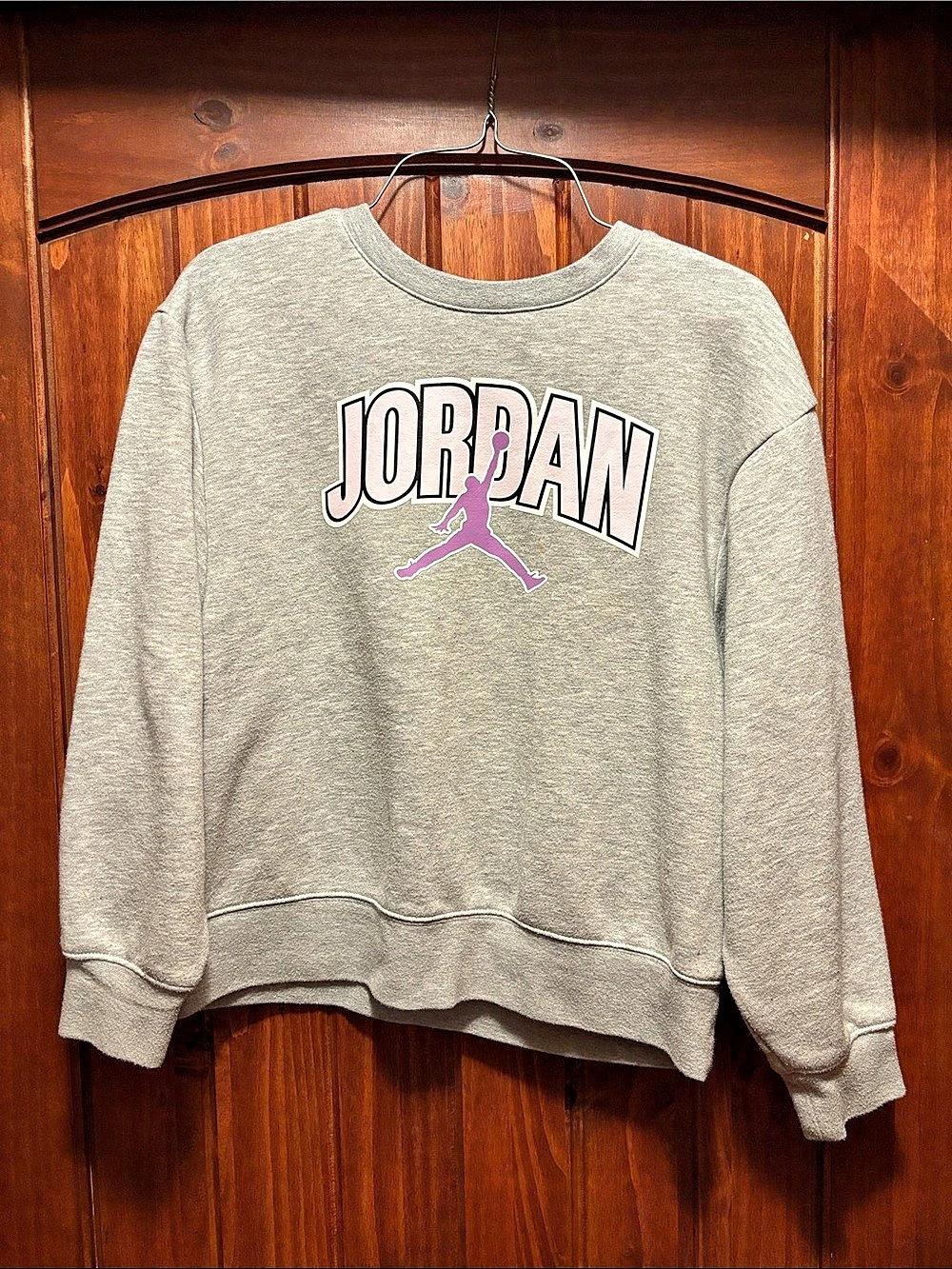 Jordan Jumpman sweatshirt Gray & light purple Sweatshirt
